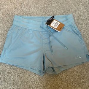 North Face Powder Blue Flash Dry Shorts - NWT!